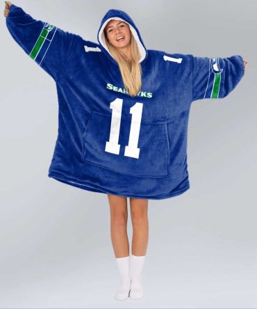 J.S 11 Seattle Football Unisex Blanket Hoodie