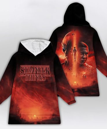 Stranger Season 5 Unisex Blanket Hoodie