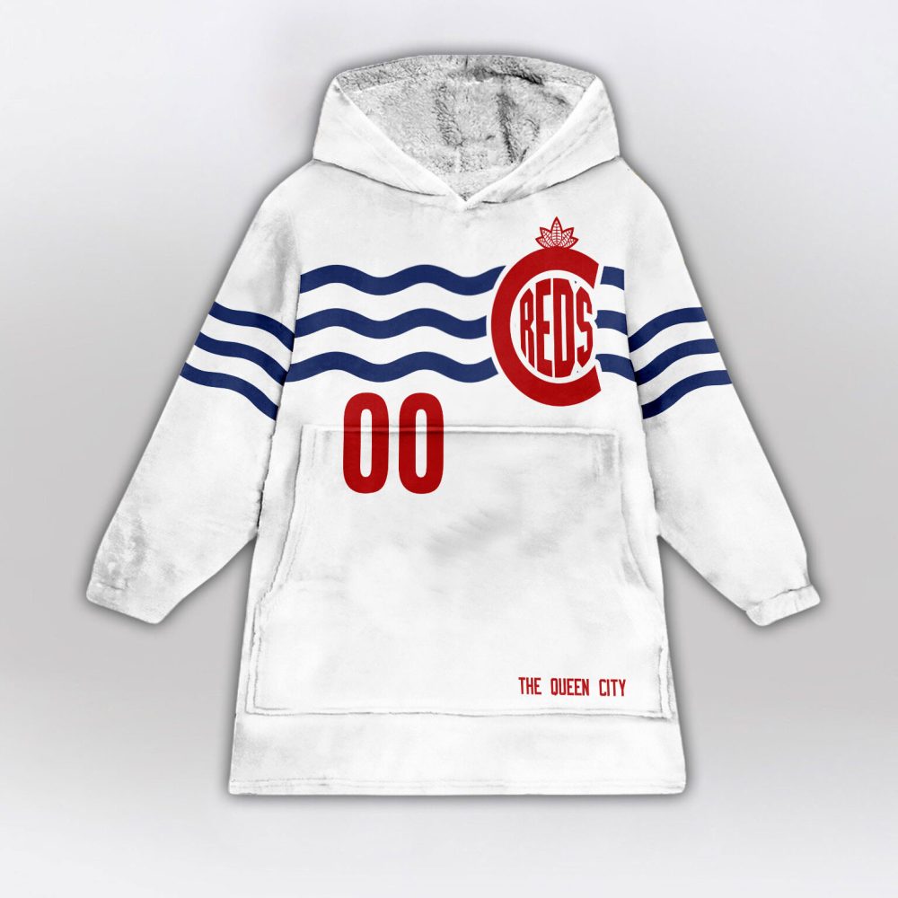 Cincinnati Reds Mlb Design Blanket Hoodie Custom Name And Number - Image 2