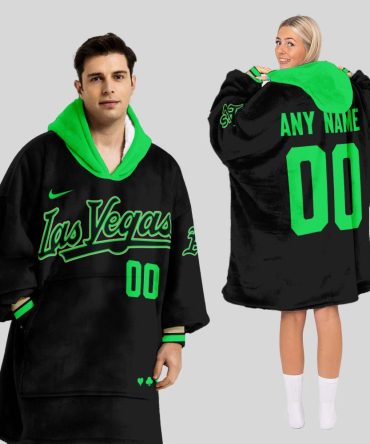 Oakland Athletics Mlb Design Blanket Hoodie Custom Name And Number