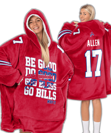 J.A 17 Buffalo Football Unisex Blanket Hoodie