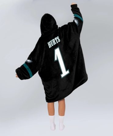 Captain 1 Philadelphia Football Unisex Blanket Hoodie