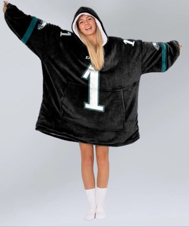 J.H 1 Philadelphia Football Unisex Blanket Hoodie