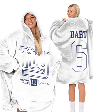 J.D 6 New York G Football Unisex Blanket Hoodie