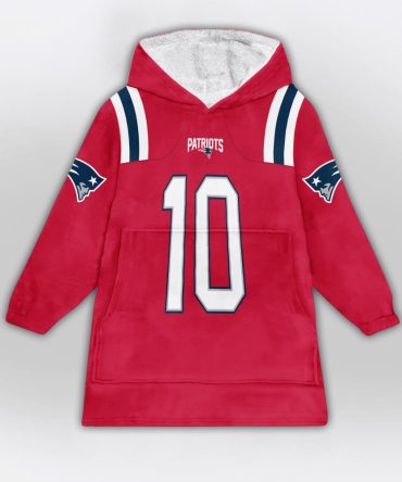 D.M 10 New England Football Unisex Blanket Hoodie