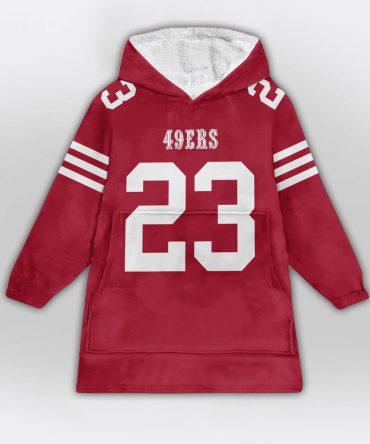 C.M 23 San Francisco Football Unisex Blanket Hoodie