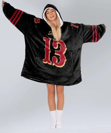 B.P 13 San Francisco Football Unisex Blanket Hoodie