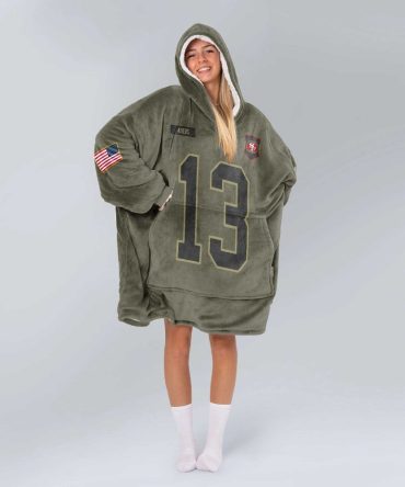 B.P 13 San Francisco Football Unisex Blanket Hoodie