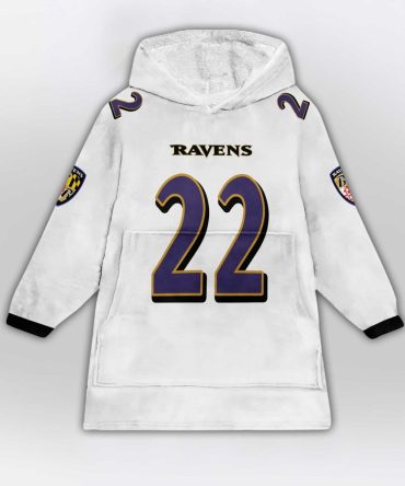 D.H 22 Baltimore Football Unisex Blanket Hoodie