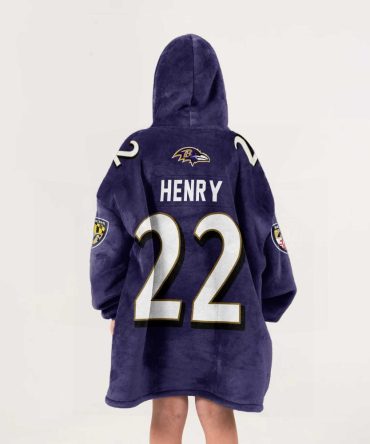 D.H 22 Baltimore Football Unisex Blanket Hoodie