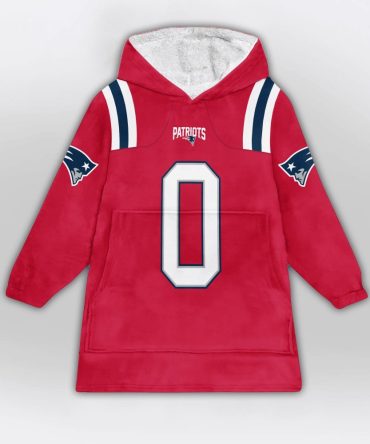C.G 0 New England Football Unisex Blanket Hoodie