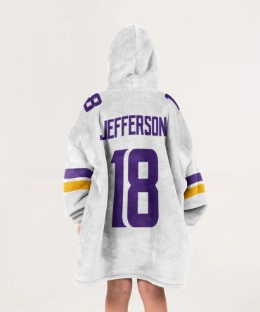 J.J 18 Minnesota Football Unisex Blanket Hoodie