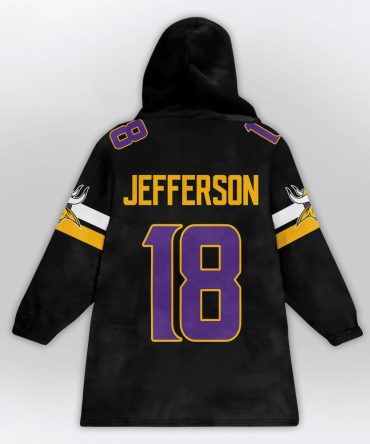 Captain 18 Minnesota Football Unisex Blanket Hoodie