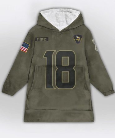 J.J 18 Minnesota Football Unisex Blanket Hoodie