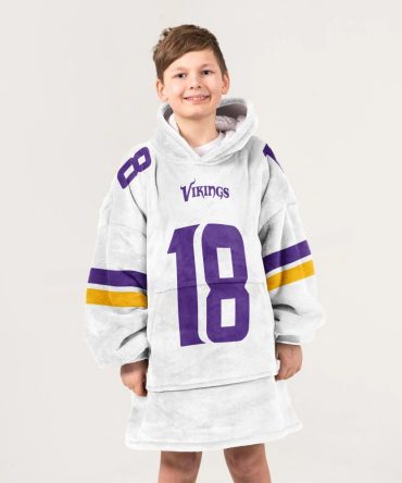 J.J 18 Minnesota Football Unisex Blanket Hoodie
