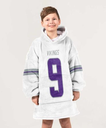 J.J.M 9 Minnesota Football Unisex Blanket Hoodie