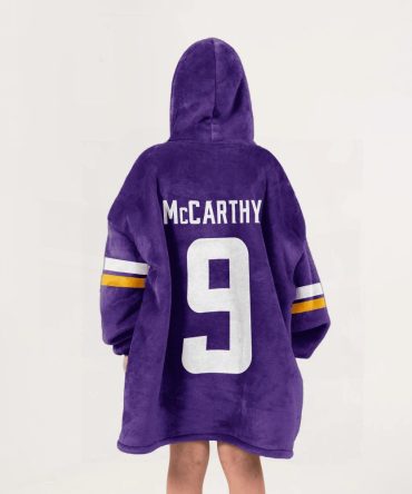 J.J.M 9 Minnesota Football Unisex Blanket Hoodie