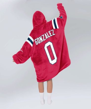 C.G 0 New England Football Unisex Blanket Hoodie