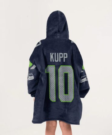 C.K 10 Seattle Football Unisex Blanket Hoodie