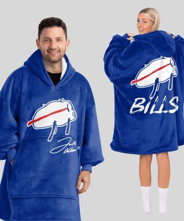 Buffalo Football Unisex Blanket Hoodie