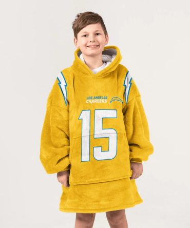 L.M 15 Los Angeles C Football Unisex Blanket Hoodie