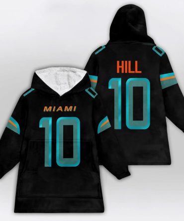 T.H 10 Miami Football Unisex Blanket Hoodie