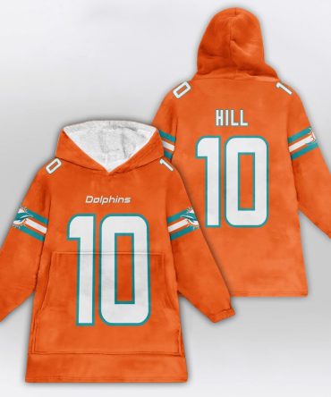 T.H 10 Miami Football Unisex Blanket Hoodie