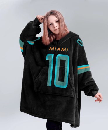 T.H 10 Miami Football Unisex Blanket Hoodie