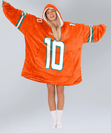 T.H 10 Miami Football Unisex Blanket Hoodie