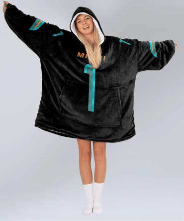T.T 1 Miami Football Unisex Blanket Hoodie