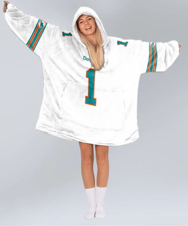T.T 1 Miami Football Unisex Blanket Hoodie