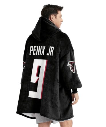 M.P 9 Atlanta Football Unisex Blanket Hoodie