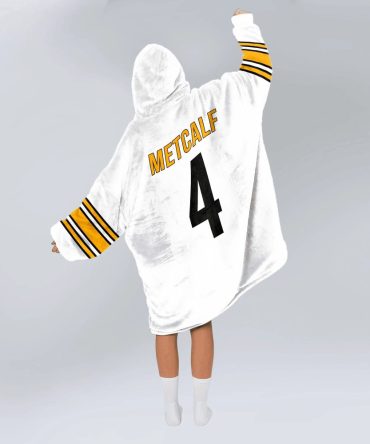 D.M 4 Pittsburgh Football Unisex Blanket Hoodie