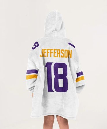 J.J 18 Minnesota Football Unisex Blanket Hoodie