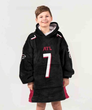 B.R 7 Atlanta Football Unisex Blanket Hoodie