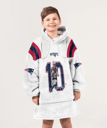 D.M 10 New England Football Unisex Blanket Hoodie