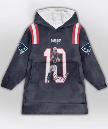 D.M 10 New England Football Unisex Blanket Hoodie