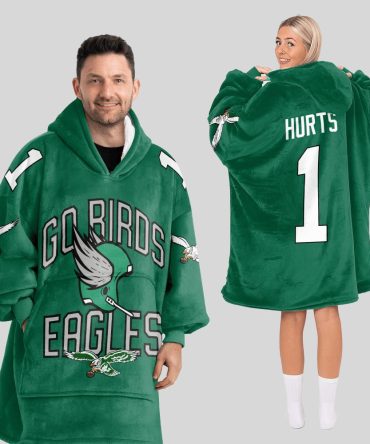 J.H 1 Philadelphia Football Unisex Blanket Hoodie
