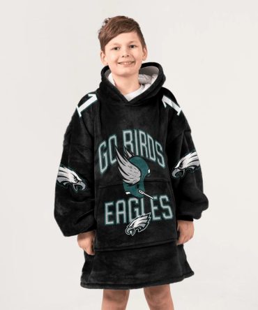 J.H 1 Philadelphia Football Unisex Blanket Hoodie