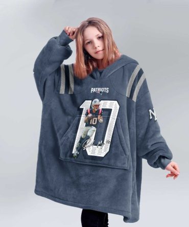 D.M 10 New England Football Unisex Blanket Hoodie