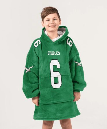 D.S 6 Philadelphia Football Unisex Blanket Hoodie