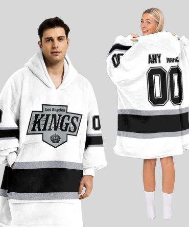 Los Angeles Kings Blanket Hoodie Custom Name And Number