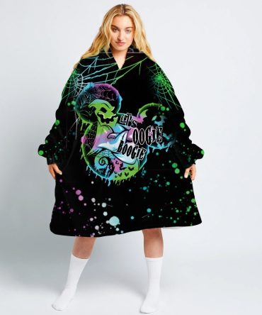 Cozy Halloween Oogie Boogie Oversized Hoodie Blanket – Stay Warm In Style!
