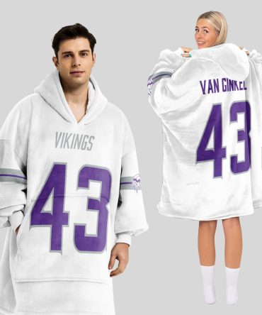 Minnesota Vikings Van Ginkel Unisex Blanket Hoodie