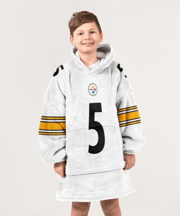 Dk.M 5 Pittsburgh Football Unisex Blanket Hoodie