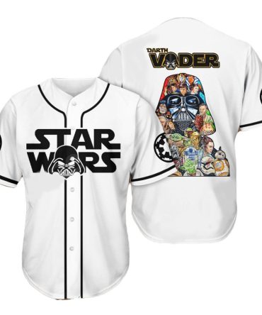 Star Wars Darth Vader Baseball Jersey - Unleash The Force In Style!
