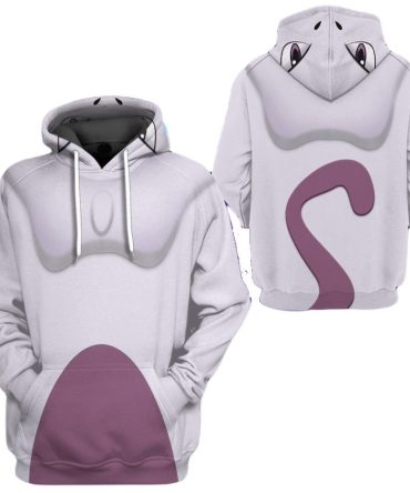 Pokemon Hoodie Mewtwo Pokemon Cosplay T-Shirt Colorful Unisex Adults New Release