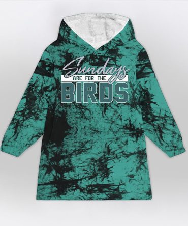 Sundays Are For The Birds Blanket Hoodie