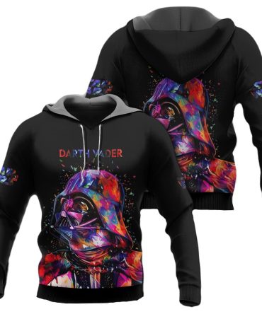 Sw Hoodie Sw Darth Vader Gradiant Hoodie Colorful Unisex