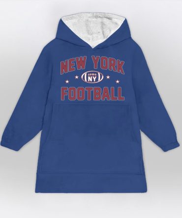 New York Football Blanket Hoodie